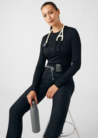 Black Forward Cargo Pants Scrubs