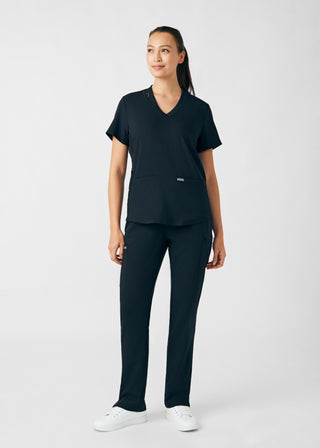 Black Forward Cargo Pants Scrubs
