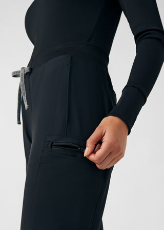 Black Forward Cargo Pants Scrubs