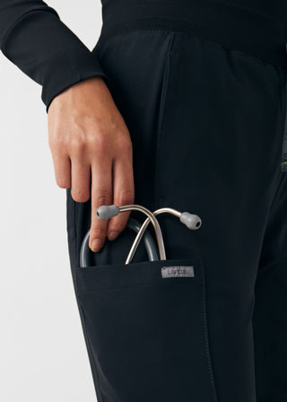 Black Forward Cargo Pants Scrubs