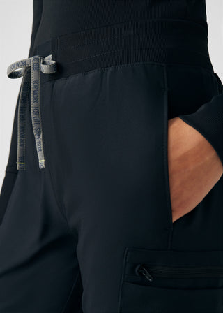 Black Forward Cargo Pants Scrubs