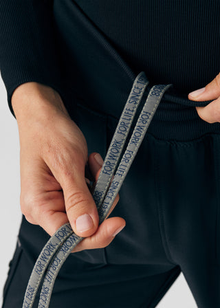 Black Forward Jogger Pants Scrubs