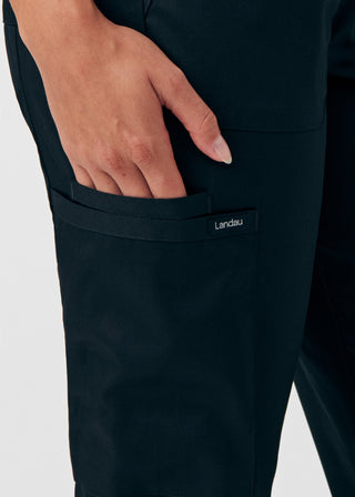 Black ProFlex Cargo Pants Scrubs