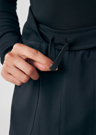 Black Forward Skirt Scrubs