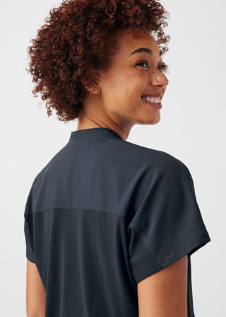 Pewter Forward 8-Pocket Cargo Jumpsuit Scrubs