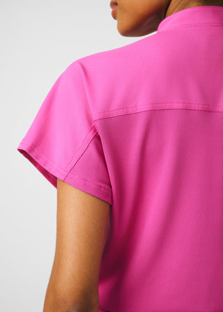 Rose Violet Forward 1-Pocket Bodysuit Scrubs