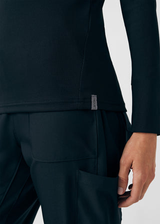 Black Forward 1-Pocket Long-Sleeve Tee Scrubs