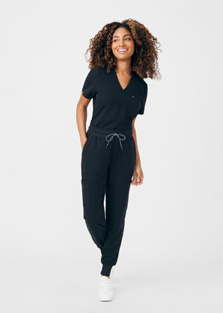 Black Beyond Happy Jogger Pants Scrubs