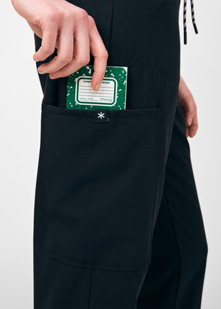 Black Beyond Happy Cargo Pants Scrubs