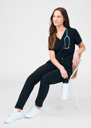 Black Beyond Indulgence Cargo Pants Scrubs