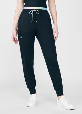 Black Beyond Cozy Jogger Pants Scrubs