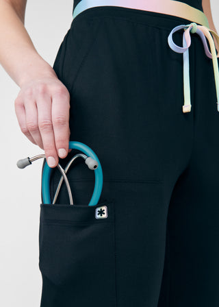 Black Beyond Cozy Jogger Pants Scrubs