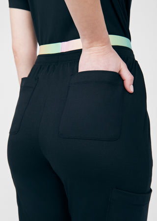 Black Beyond Cozy Jogger Pants Scrubs