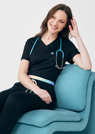 Black Beyond Cozy Jogger Pants Scrubs