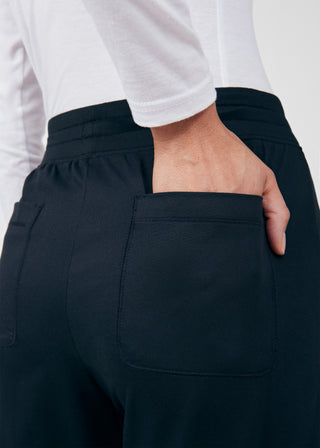 Black Beyond Cozy Cargo Pants Scrubs