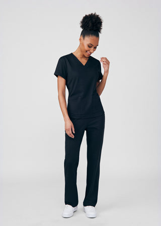 Black Beyond Cozy Cargo Pants Scrubs