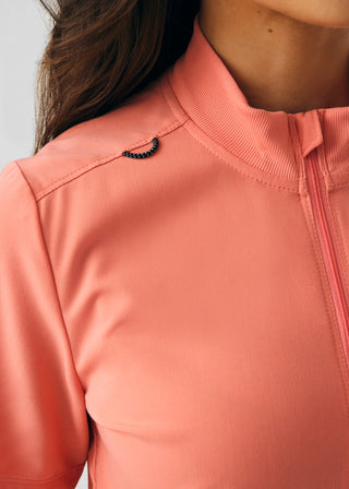 Ocean Coral Beyond Happy 7-Pocket Cargo Jumpsuit Scrubs