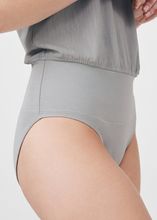Heather Light Gray Beyond Happy 3-Pocket Bodysuit Scrubs