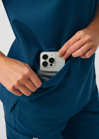 Caribbean Beyond Indulgence 3-Pocket V-Neck Top Scrubs