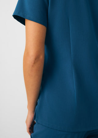 Caribbean Beyond Indulgence 3-Pocket V-Neck Top Scrubs