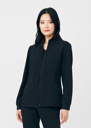 Black CRFT 2-Pocket Jacket Scrubs