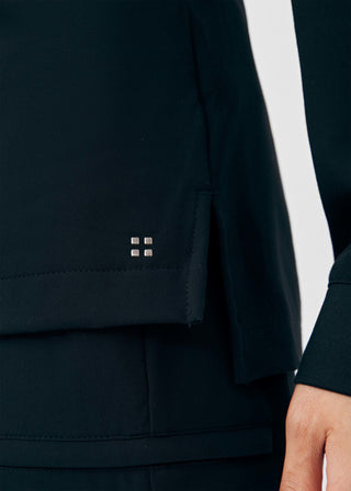 Black CRFT 2-Pocket Jacket Scrubs