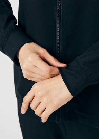 Black CRFT 2-Pocket Jacket Scrubs
