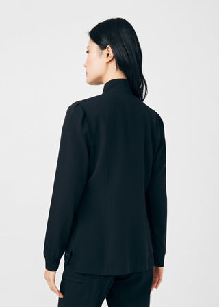 Black CRFT 2-Pocket Jacket Scrubs