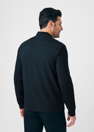Black CRFT 3-Pocket Jacket Scrubs