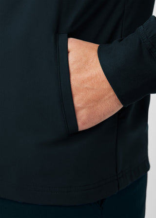 Black CRFT 3-Pocket Jacket Scrubs