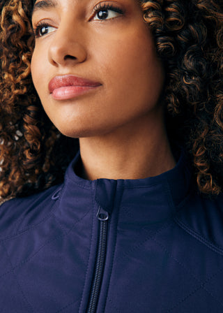 Navy/Pewter VIBE Reversible 4-Pocket Vest Scrubs