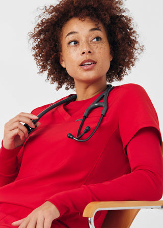 Women's Red Scrubs