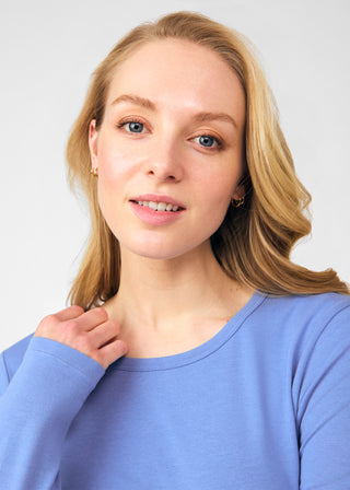 Ceil Blue Long-Sleeve Tee Scrubs