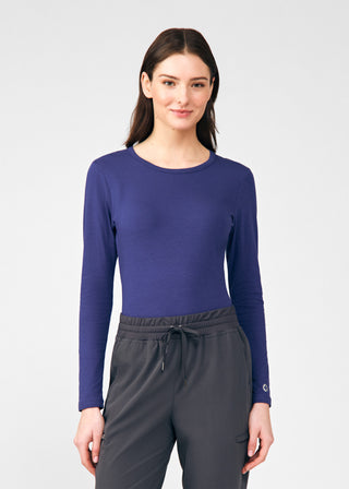 Navy Long-Sleeve Tee Scrubs