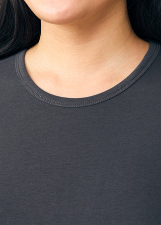 Pewter Long-Sleeve Tee Scrubs