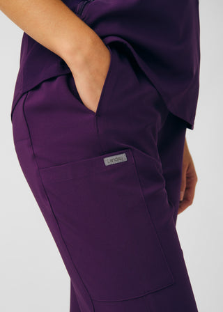 Eggplant Forward Cargo Pants Scrubs