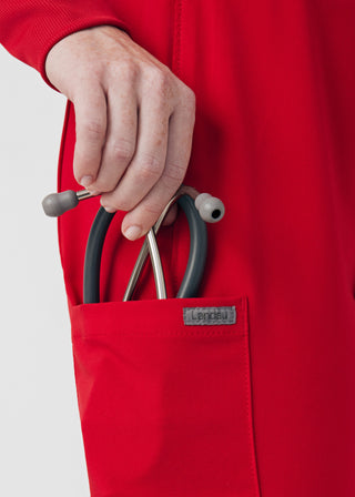 Red Forward Cargo Pants Scrubs