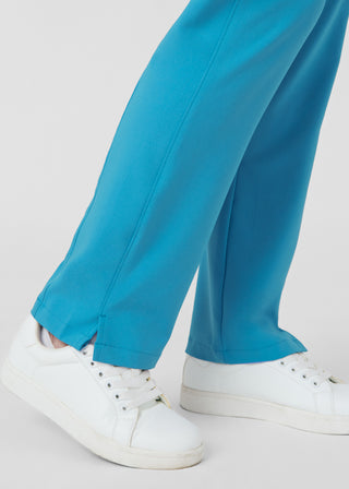 Teal Forward Cargo Pants Scrubs