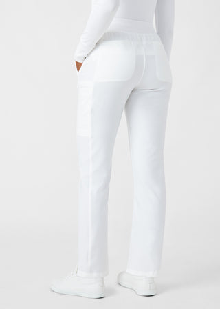 White Forward Cargo Pants Scrubs