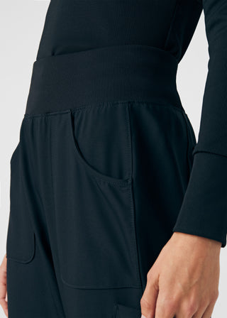 Black Forward Jogger Pants Scrubs