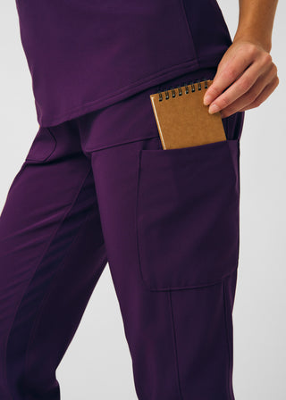Eggplant Forward Jogger Pants Scrubs