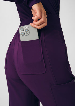 Eggplant Forward Jogger Pants Scrubs