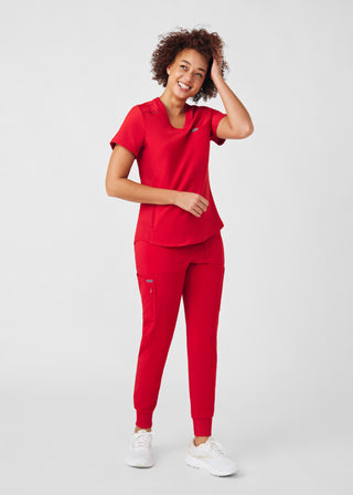 Red Forward Jogger Pants Scrubs