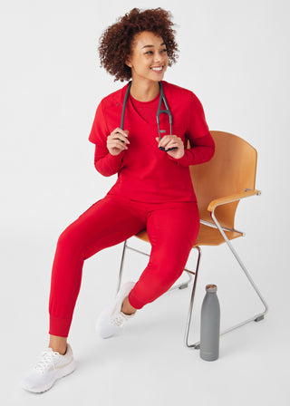 Red Forward Jogger Pants Scrubs