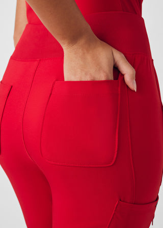 Red Forward Jogger Pants Scrubs