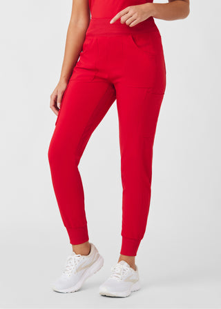 Red Forward Jogger Pants Scrubs