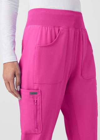 Rose Violet Forward Jogger Pants Scrubs