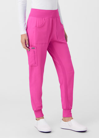Rose Violet Forward Jogger Pants Scrubs