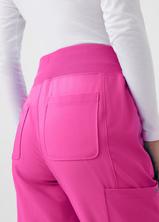 Rose Violet Forward Jogger Pants Scrubs