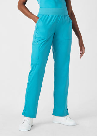 Teal ProFlex Cargo Pants Scrubs